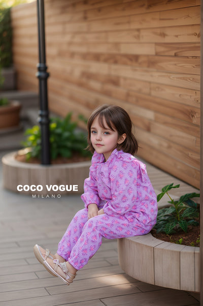 Boho Bloom Co-ord Set (Pink)