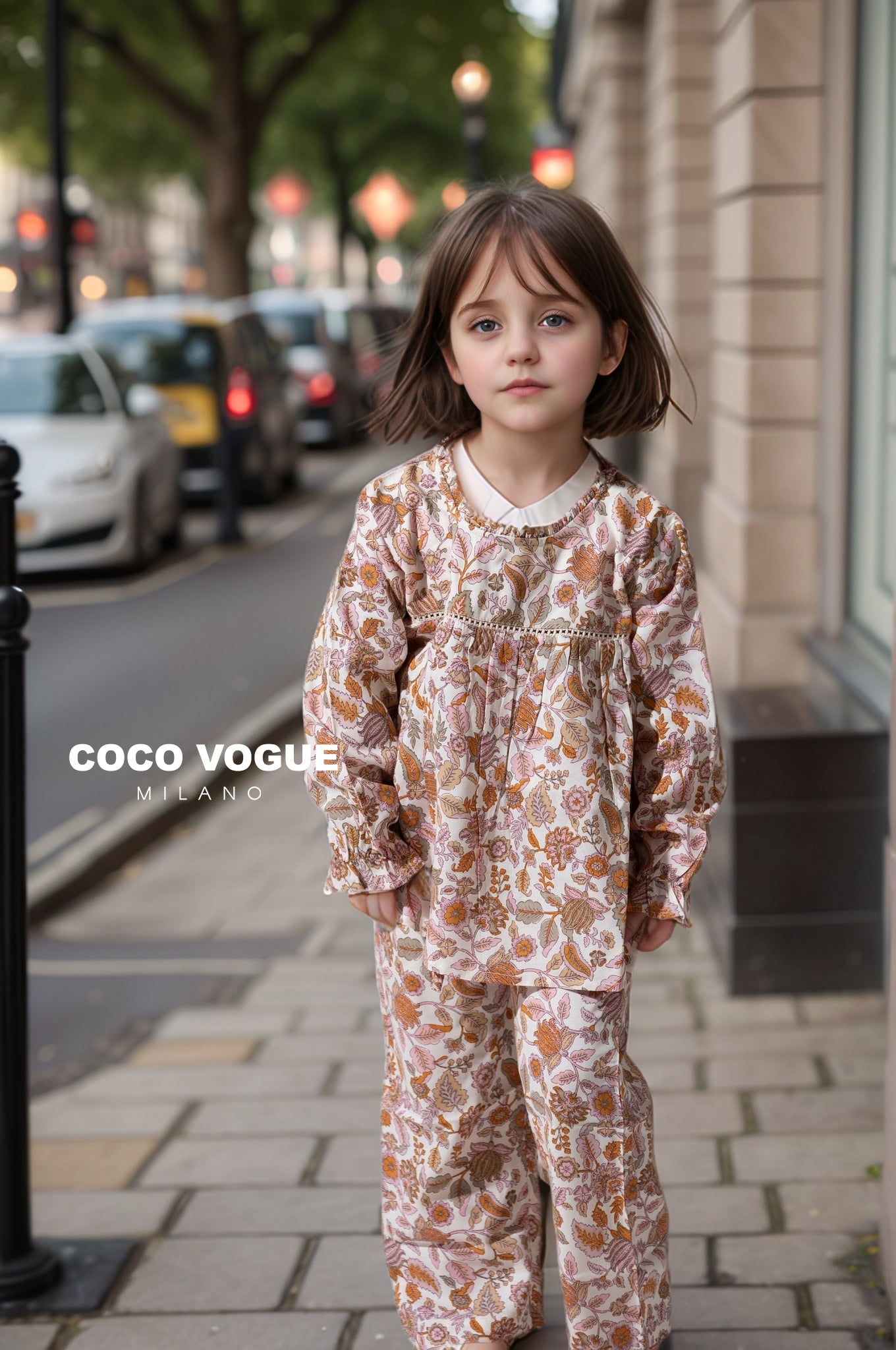 Brown paisley printed girl child co-ord set 0.6–4 years

Stylish paisley print co-ord outfit for baby girls