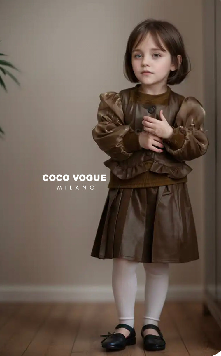 Luxe Cocoa Leatherette 3 pc Set