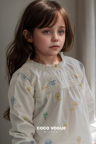 Modern kids co-ord dress for 2–8 years Fashionable kids co-ord set for parties & casual wear