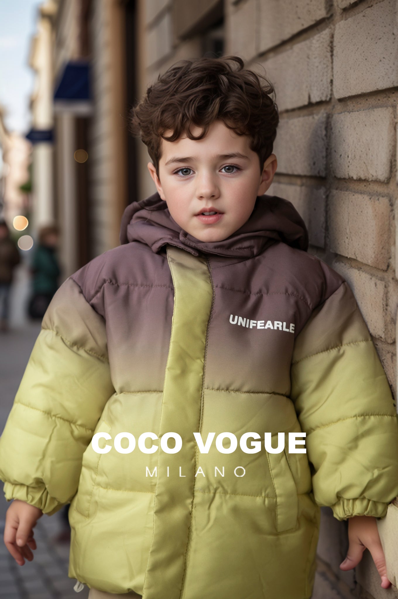 Kids' Ombre Puffer Jacket - Warmth with Style