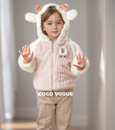 Stylish toddler girls pink jacket , Pink winter jacket for baby girls 2–6 years 