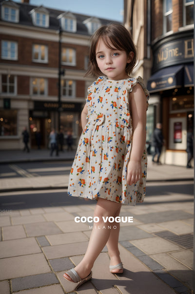 Premium floral print dress for baby girl

Cute infant girl vintage style outfit 6 months – 3 years