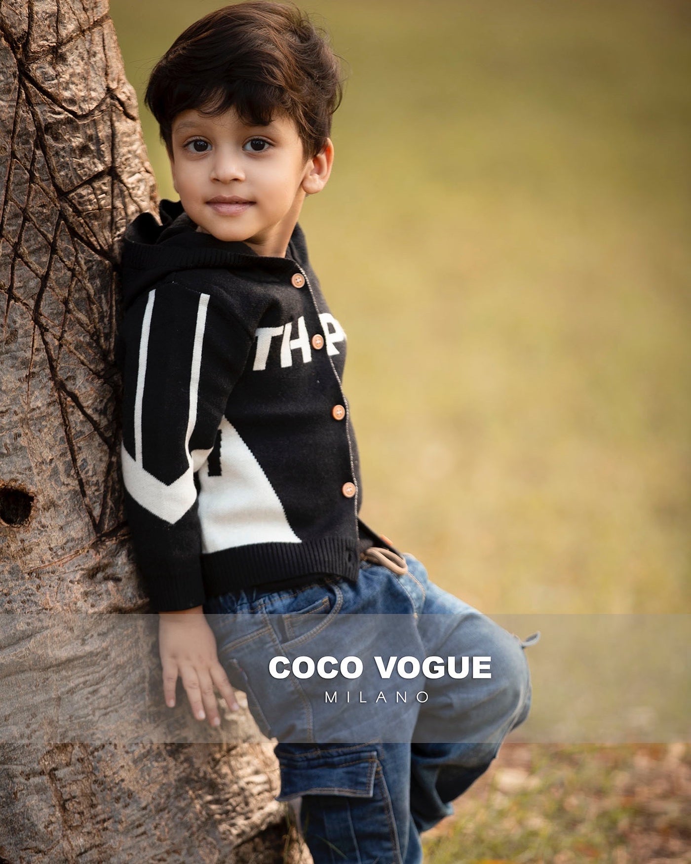 Black & White Smart Cardigan Hoodie