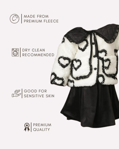 Lightweight breathable cotton dress for toddlers

Modern heart print dress for girls 3–8 years