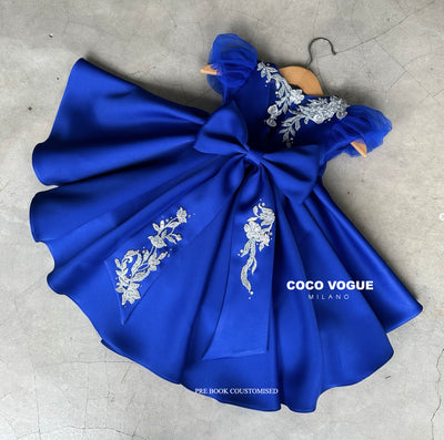 Royal Elegance — Customised Blue Luxe Gown