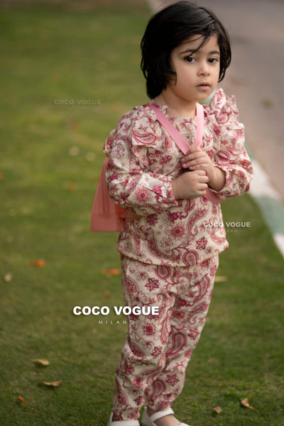 Best Cord set for kids, kids wear, Stylish kids clothing, branded 'Coco Vogue'.