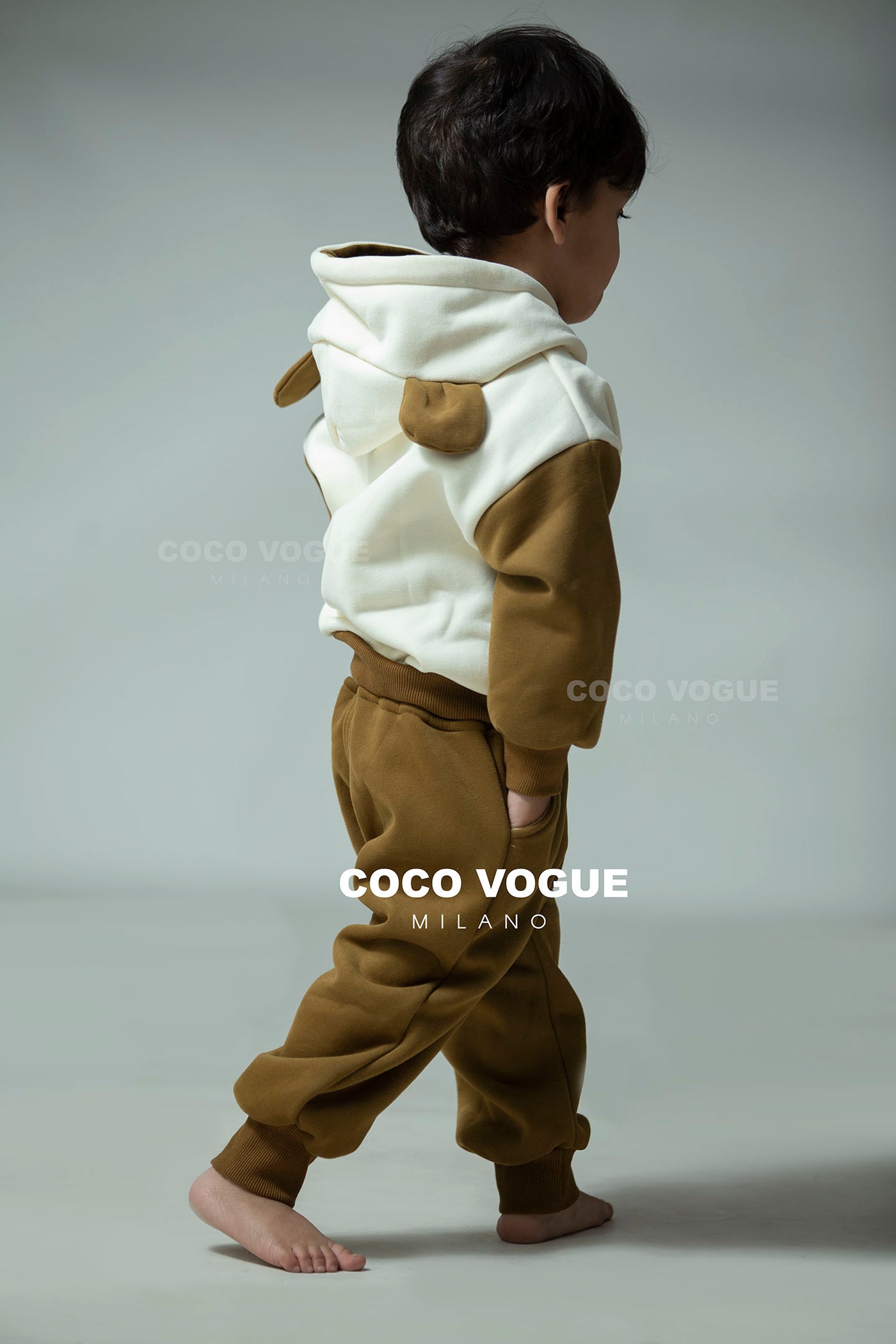 Fashionable teddy bear clothing set for children , Trendy toddler teddy outfit with jacket 3–8 years