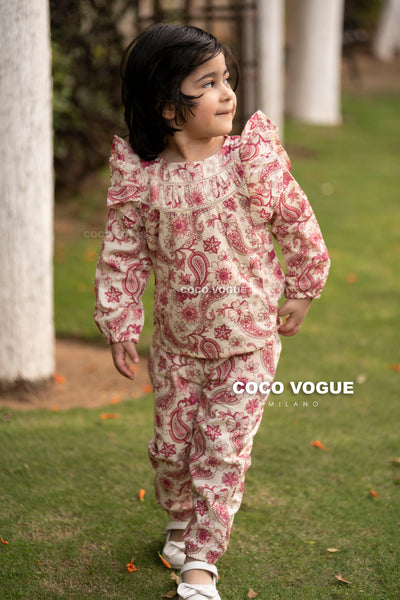 Best Cord set for kids, kids wear, Stylish kids clothing, branded 'Coco Vogue'.