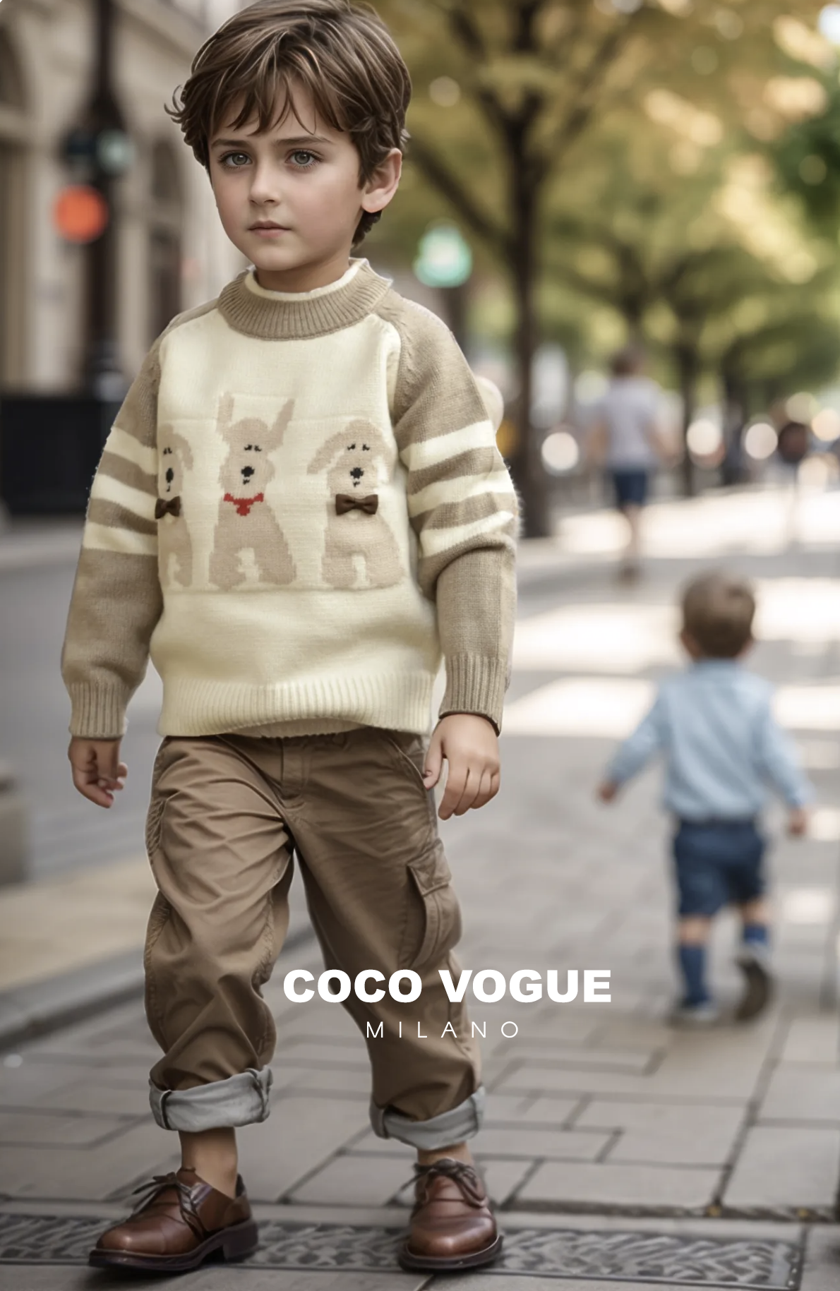 Woodland charm sweater for boys and girls , Whimsical woodland kids sweater 2–7 years