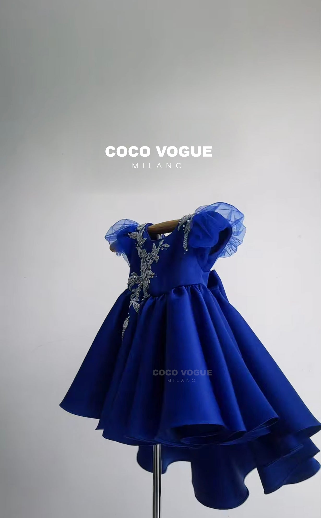 Royal Elegance — Customised Blue Luxe Gown
