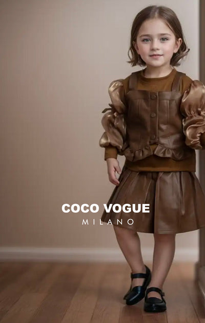 Luxe Cocoa Leatherette 3 pc Set