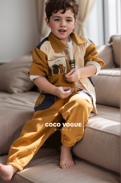 Retro Playtime Three Pc Set – Cool & Comfy Kids Boy Wear