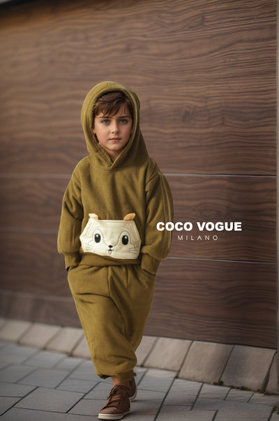 Warmth with a Dash of Olive Whimsy hoodie