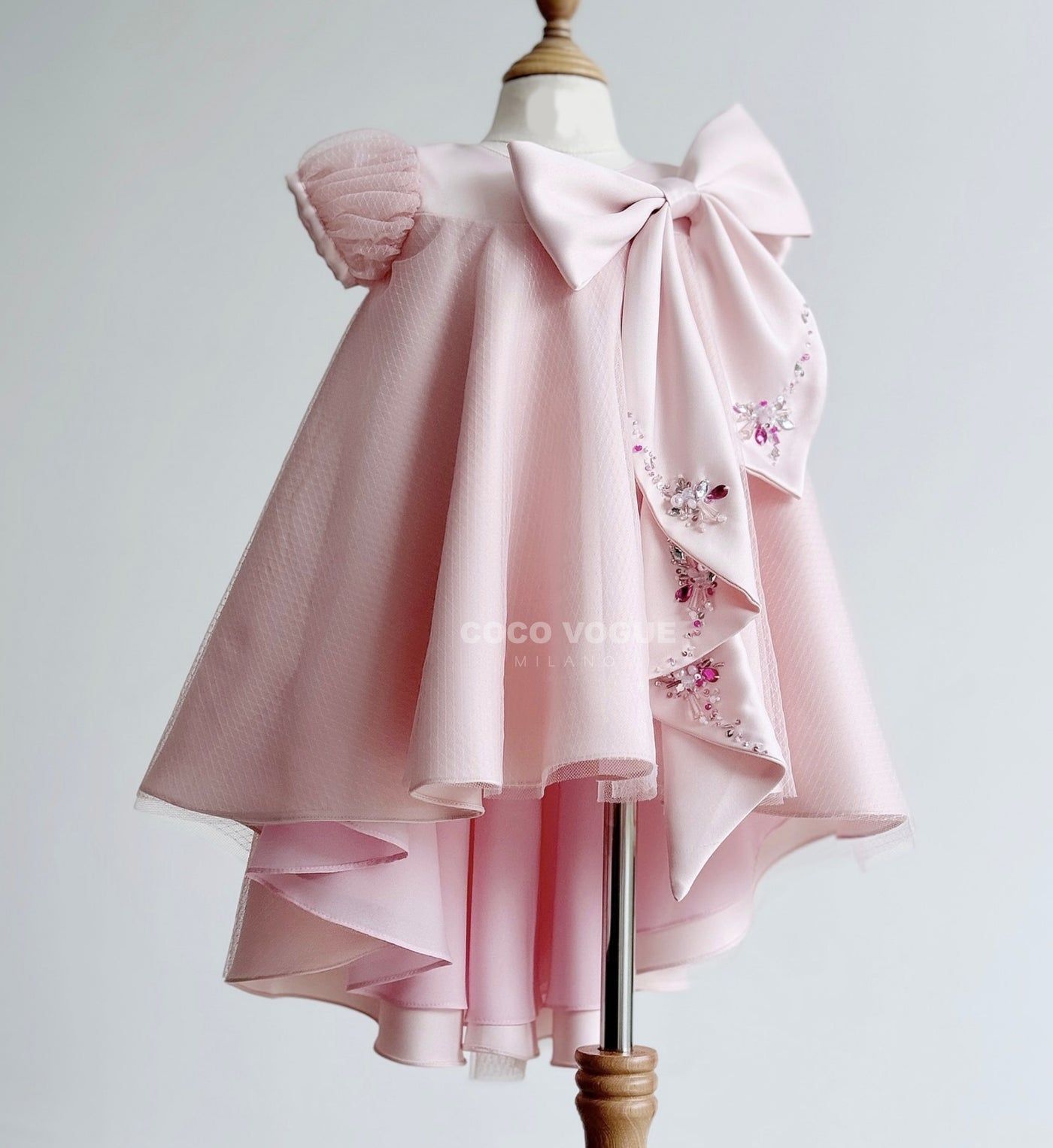 Timeless Grace — Bespoke Pink Couture Dress
