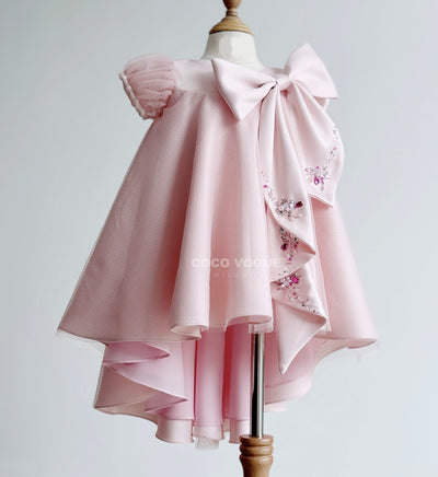 Timeless Grace — Bespoke Pink Couture Dress