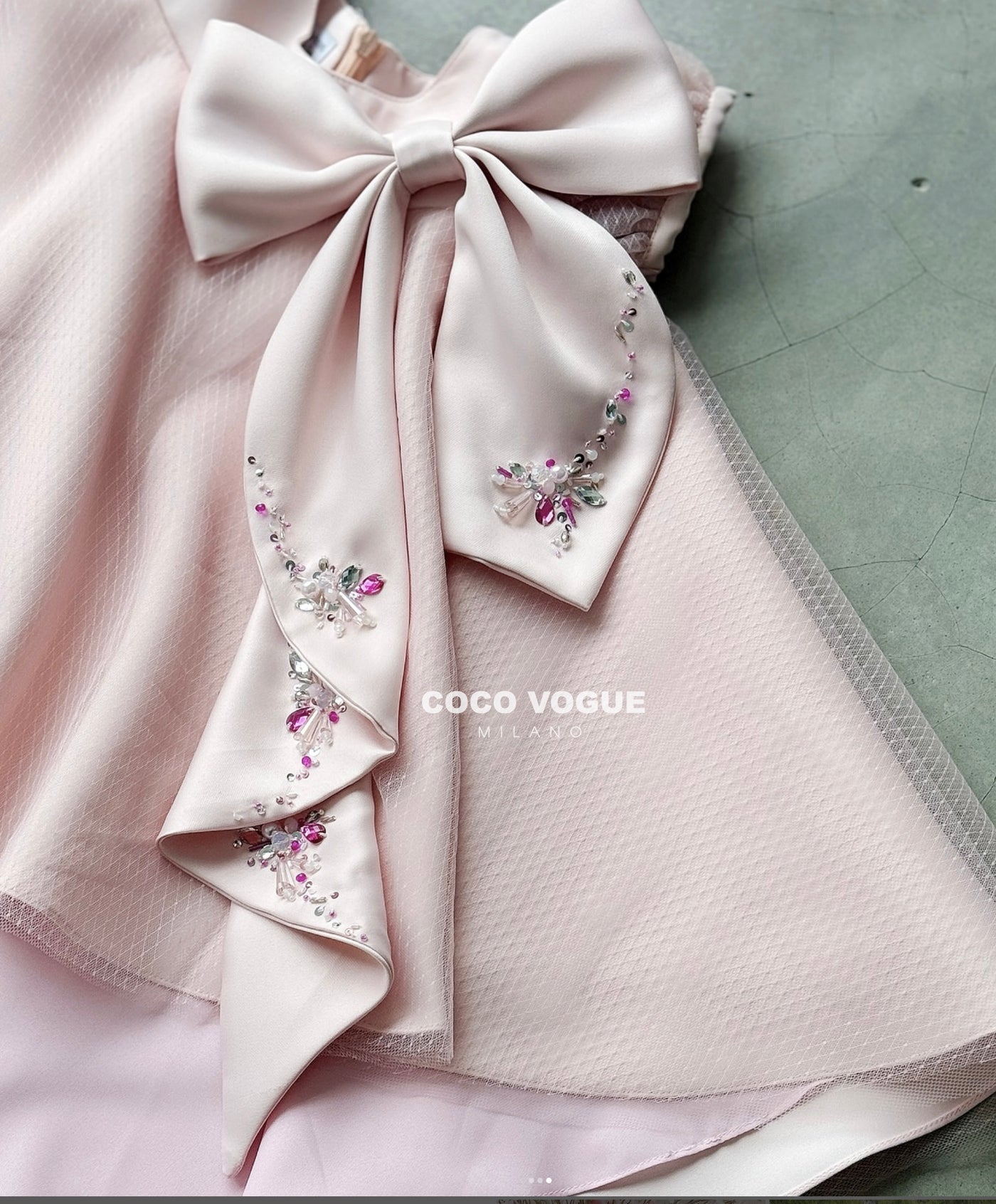 Timeless Grace — Bespoke Pink Couture Dress