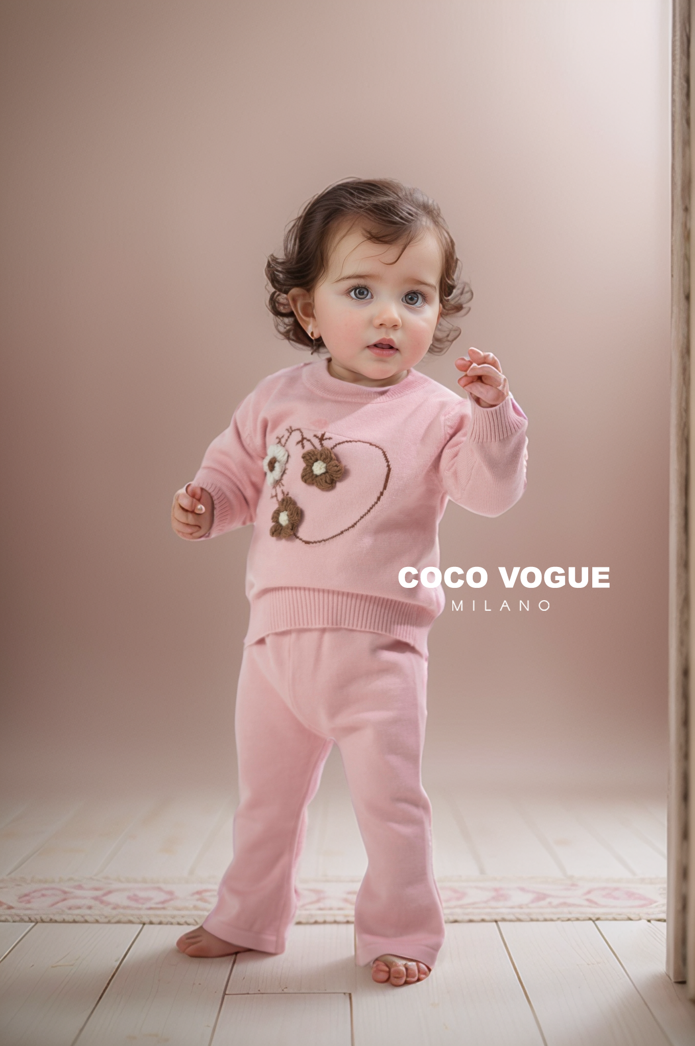 Baby Pink Fleece Set
