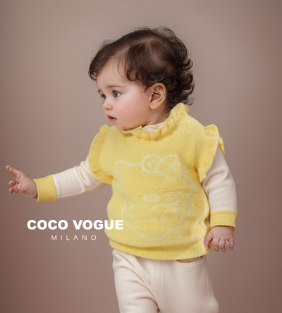 Lemon Yellow Half sleeve sweater